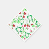Berry Birthday Napkin Serviette (Ecke)