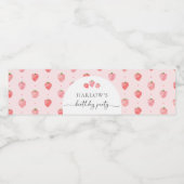 Berry Birthday Party Wasserflaschen Labels Wasserflaschenetikett (Einzelnes Label)