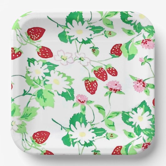 Berry Birthday Tellers Pappteller (Vorderseite)