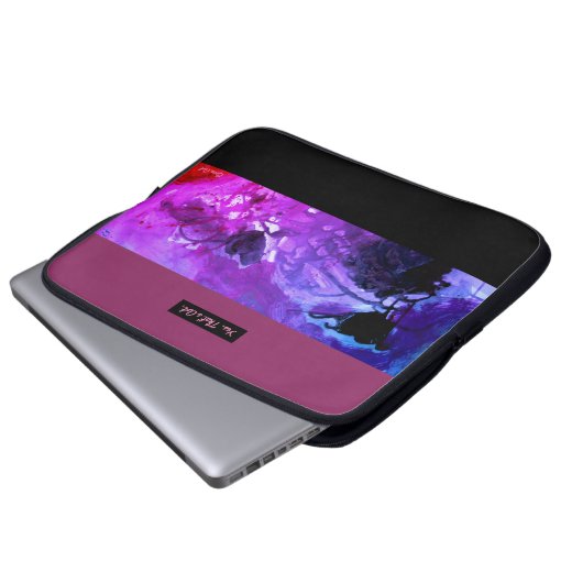 BERRY&BLACK Gerätehülle Laptopschützle Laptopschutzhülle (Vorne Knopf)