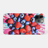 Berry Blast: Fruchtiger Spaß Case-Mate iPhone Hülle (Rückseite (Horizontal))
