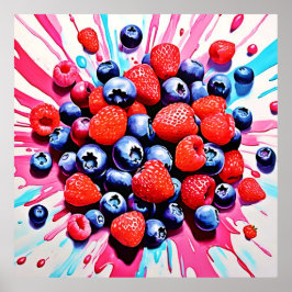 Berry Blast: Fruchtiger Spaß Poster