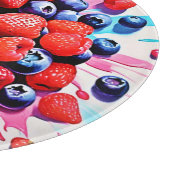 Berry Blast: Fruchtiger Spaß Schneidebrett (Ecke)