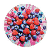 Berry Blast: Fruchtiger Spaß Schneidebrett (Vorderseite)