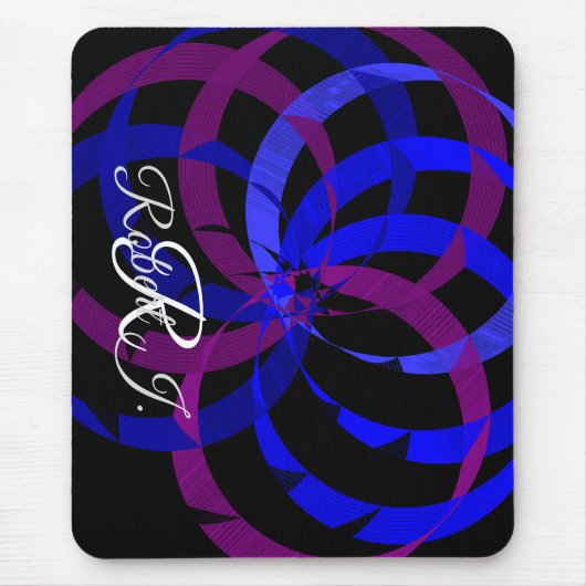 Berry Blend Geometric Mouse Pad Mousepad (Vorne)