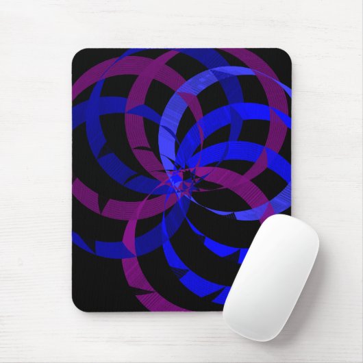 Berry Blend Geometric Mouse Pad Mousepad (Mit Mouse)