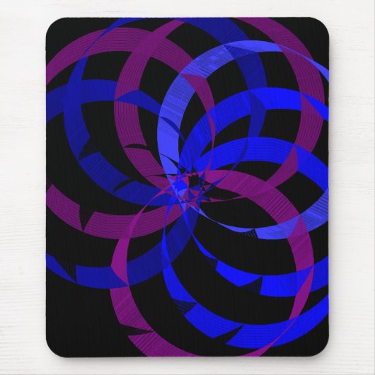 Berry Blend Geometric Mouse Pad Mousepad (Vorne)