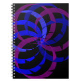 Berry Blend Geometric Spiral Notebook Notizblock (Vorderseite)