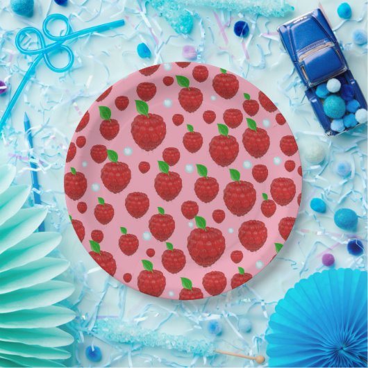 Berry Bliss Bash: Raspberrys erstes Party-Thema Pappteller (Party)