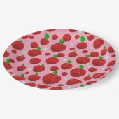 Berry Bliss Bash: Raspberrys erstes Party-Thema Pappteller (Schrägansicht)