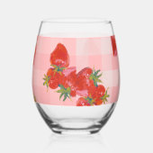 Berry Bliss Drinkware Set 🍓 Weinglas Ohne Stiel (Rechts)