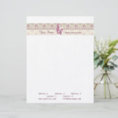 Berry Blossom - Letterhead Briefkopf (Stehend Vorderseite)