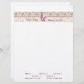 Berry Blossom - Letterhead Briefkopf (Vorne/Hinten)