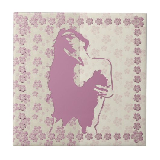 Berry Blossom - Tile Fliese (Vorderseite)