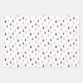 Berry Blue Christmas Wrapping Paper Sheets Geschenkpapier Set (Vorderseite)