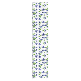 Berry Blueberry Wasserfarbe Früchte Berries Vintag Kurzer Tischläufer