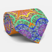 Berry Boho Rhombus Neck Tie Krawatte (Gerollt)