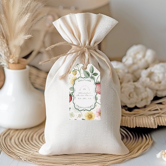 Berry Botanical Charm Brautparty Geschenkanhänger