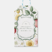 Berry Botanical Charm Brautparty Geschenkanhänger (Vorderseite)