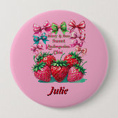 Berry Bow  Sweet Kindergarten Chic Button (Vorderseite)