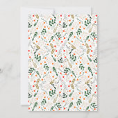 Berry Branch Eat Drink Be Merry Christmas Potluck Einladung (Rückseite)