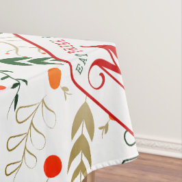 Berry Branch essen, trinken Sie frohe Weihnachten Tischdecke