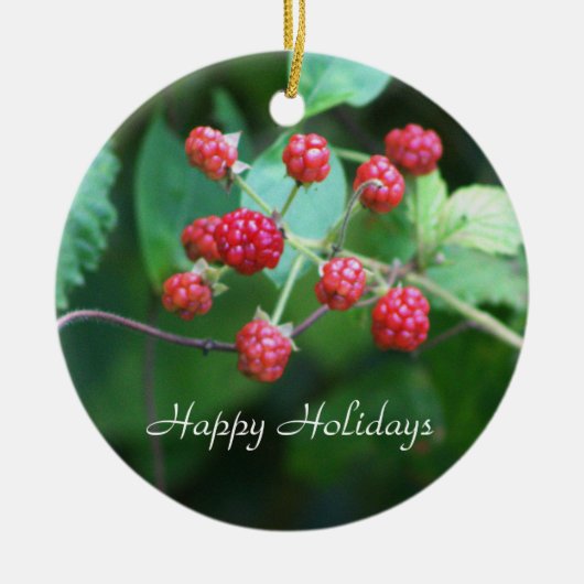 Berry Branches Ornament (Vorne)