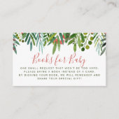 Berry & Branches Winter Baby Showbucher anfordern Begleitkarte (Vorderseite)