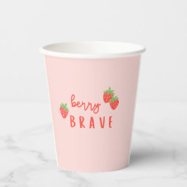 berry brave childhood cancer sick ill kids cute pappbecher