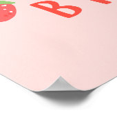 berry brave childhood cancer sick kids digital  poster (Ecke)