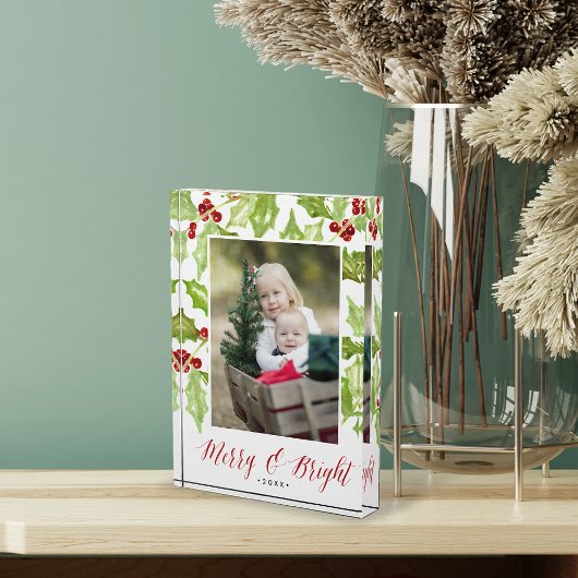 Berry & Bright Holiday Foto Block