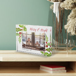 Berry & Bright Holiday Foto Block