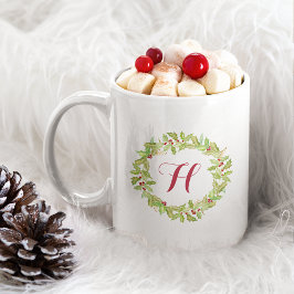 Berry & Bright | Holiday Monogram Kaffeetasse