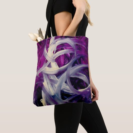 Berry&Brush, Abstract Art Tasche (Von Nahem)
