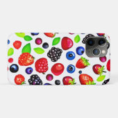 Berry Burst: Fruchtmuster Case-Mate iPhone Hülle (Rückseite (Horizontal))