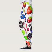 Berry Burst: Fruchtmuster Leggings (Links)