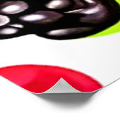 Berry Burst: Fruchtmuster Poster (Ecke)