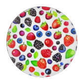 Berry Burst: Fruchtmuster Schneidebrett (Vorderseite)