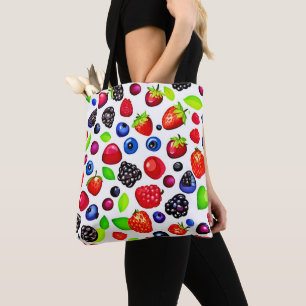 Berry Burst: Fruchtmuster Tasche