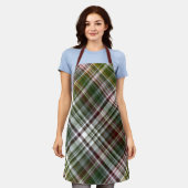 Berry Bush Green und Red Kariert Schürze (Getragen)