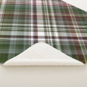 Berry Bush Green und Red Kariert Sherpadecke (3/4)