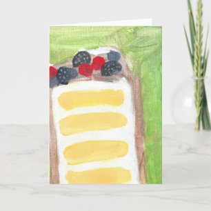 Berry Cake Card Karte
