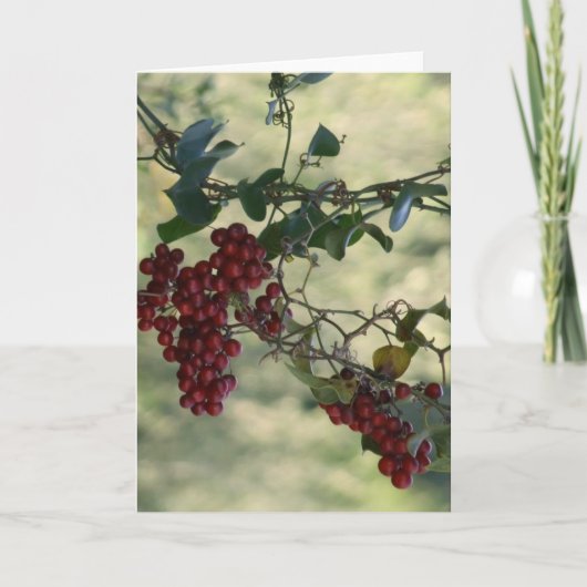 Berry Card Feiertagskarte (Vorderseite)