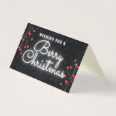 Berry Christmas 25 Pack Weihnachtskarten (Vorderseite)