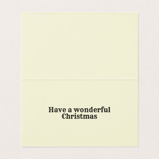 Berry Christmas 25 Pack Weihnachtskarten (Innenseite Aufgefaltet)