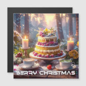 BERRY CHRISTMAS MAGNETKARTE (Vorne/Hinten)