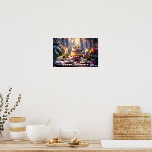 BERRY CHRISTMAS POSTER (Küche)