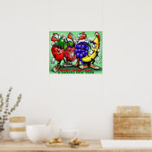 Berry Christmas Poster (Küche)