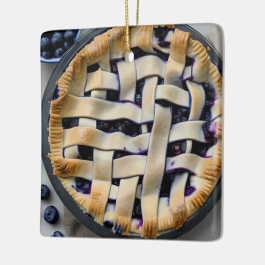 Berry Christmas Süsse Pie | Food Pup Spaß Keramikornament (Links)