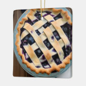 Berry Christmas Süsse Pie | Funny Food Puff Keramikornament (Links)